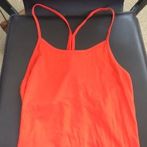 Orange tank top